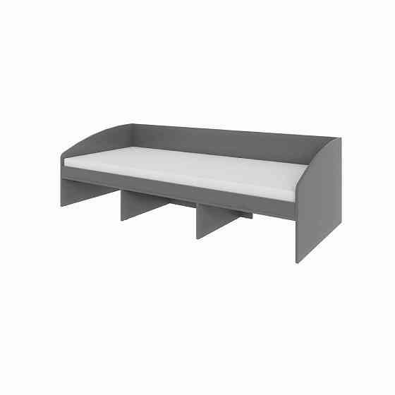 Ліжко односпальне Еверест Комфорт 3 193х84х59 см Графіт (DTM-5729) Дніпро