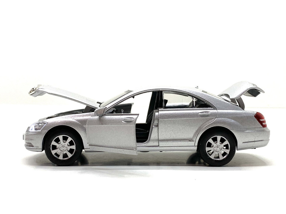 Машина Limo Toy Mercedes S Class інерційна відчиняються двері капот багажник 1:32 Сіра (AS-2705) Чернигов - изображение 6