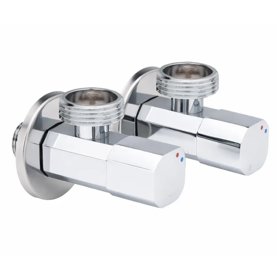 Кран кульовий для підключення сантехприладів Sanlux ST-501 - 1/2"x3/4" (SL2929)   ( 26674 ) Харків