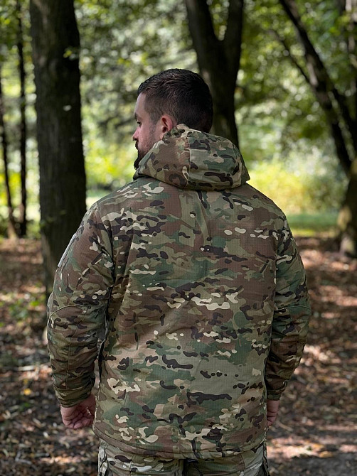 Армейская водонепроницаемая мужская зимняя куртка Omni-Heat с капюшоном зимняя теплая куртка мультикам WAR Львов - изображение 5
