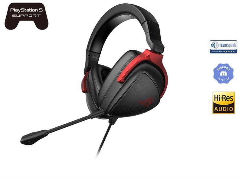 Гарнітура ROG Delta S Core Black/Red (90YH03JC-B1UA00) чорний/червоний Харків - фото 16