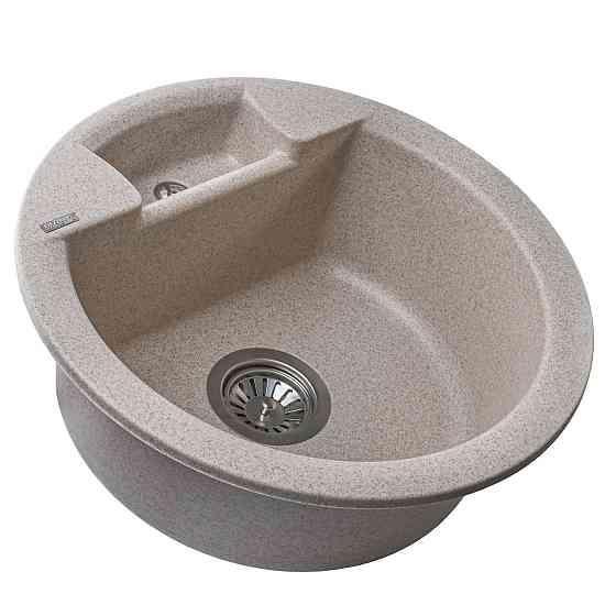 Гранітна мийка Globus Lux GURON мигдаль 480мм-А0008 (000009866) Київ