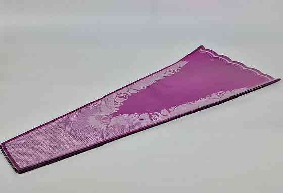 Конусне паковання під квіти h80/10низ/34верх метал малиновий (100 шт.) візерунок143 (1) (100 шт.) Харків