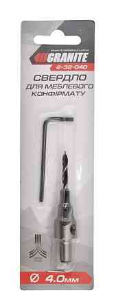 Свердло для меблевого конфірмату GRANITE 4.0 мм 2-32-040 Рівне
