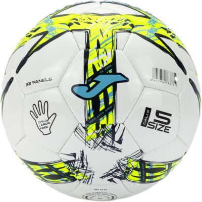 Мяч футбольный Joma Dal III 401412.216 білий, салатовий Уні 5 (8445954786754) Винница - изображение 2