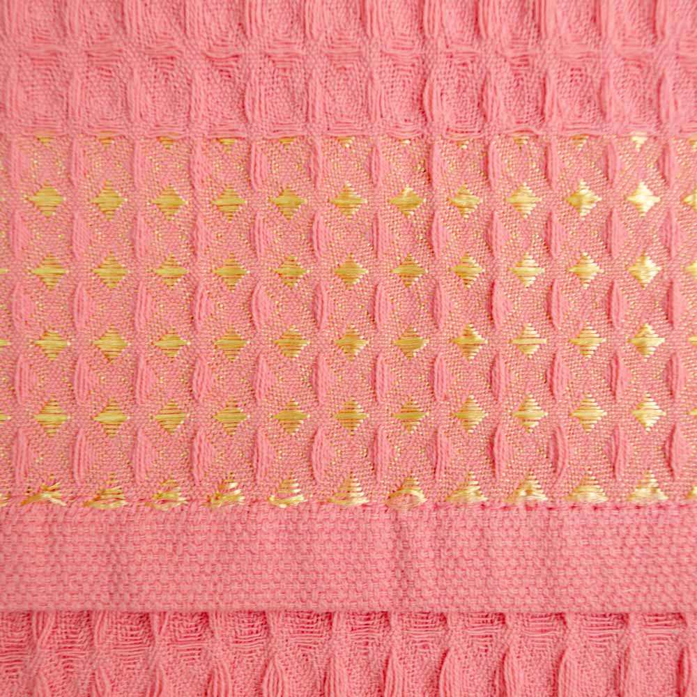 Полотенце вафельное GM Textile 40х60см 280г/м2 (Розовый) Сумы - изображение 2