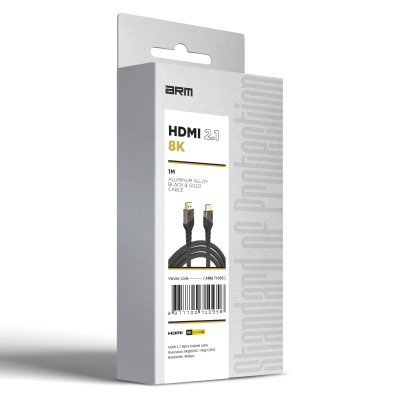 Кабель мультимедийный HDMI to HDMI 2m 2.1 8K Black Armorstandart (ARM71096) Винница - изображение 3