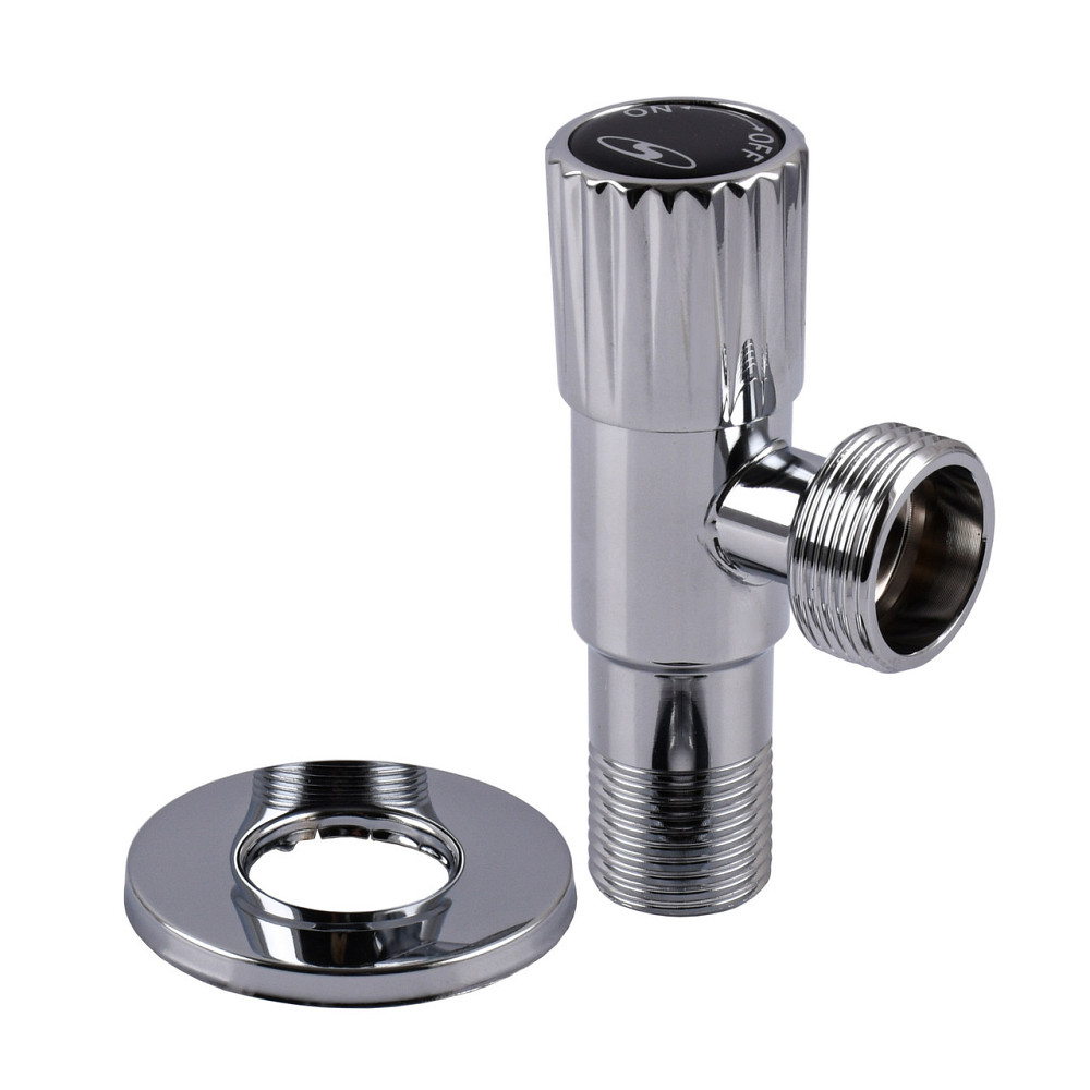 !Кран кутовий кераміка SOLOMON EXCLUSIVE 1/2″X3/4″ 989 CHROM ( 1шт.) (000029588) Киев - изображение 4