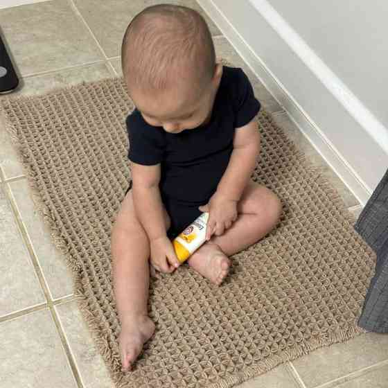 Набор ковриков для ванной/туалета вафельный Lovely Svi 2шт: 50 x 80 см Бежевый (1207256) Киев