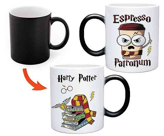 Чашка хамелеон з  Гарри Поттер Harry Potter (Espresso Patronum) Одеса