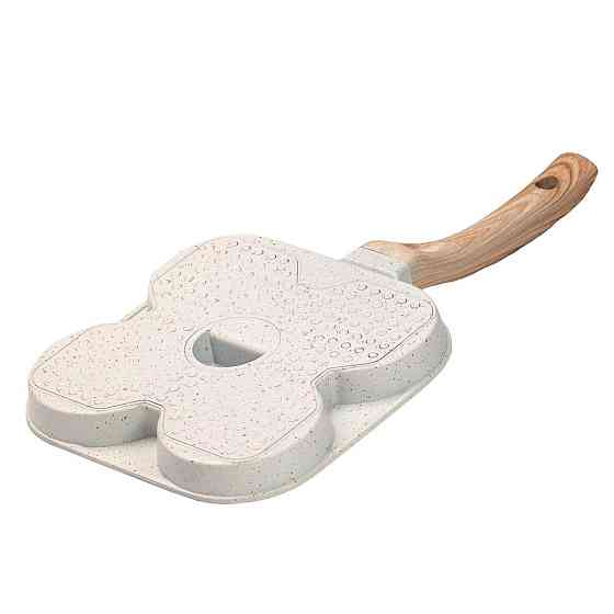 Квадратна сковорода на 3 секції з антипригарним покриттям Київ