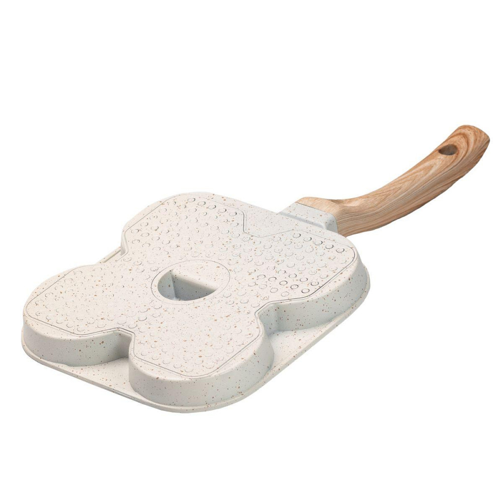 Квадратна сковорода на 3 секції з антипригарним покриттям Київ - фото 4