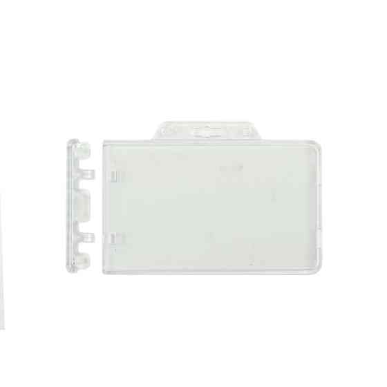 Бейдж горизонтальний, колір прозорий – ATIS, 95 x 60 x 6 мм Киев