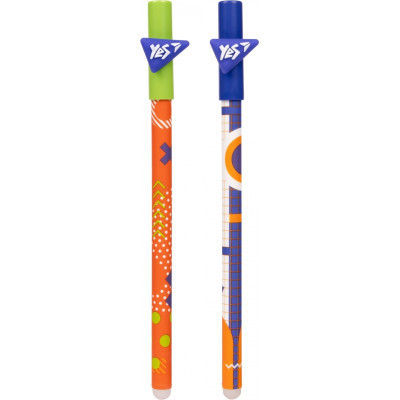 Ручка гелева Yes пиши-стирай Erudite 0,5 мм, синя в асортименті (420400) Вінниця - фото 2