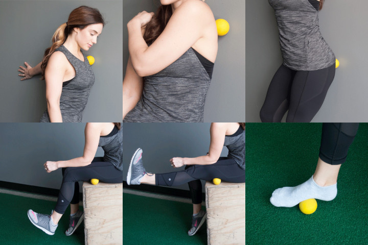 EasyFit Масажний м'ячик EasyFit TPR 6 см зелений Київ - фото 3