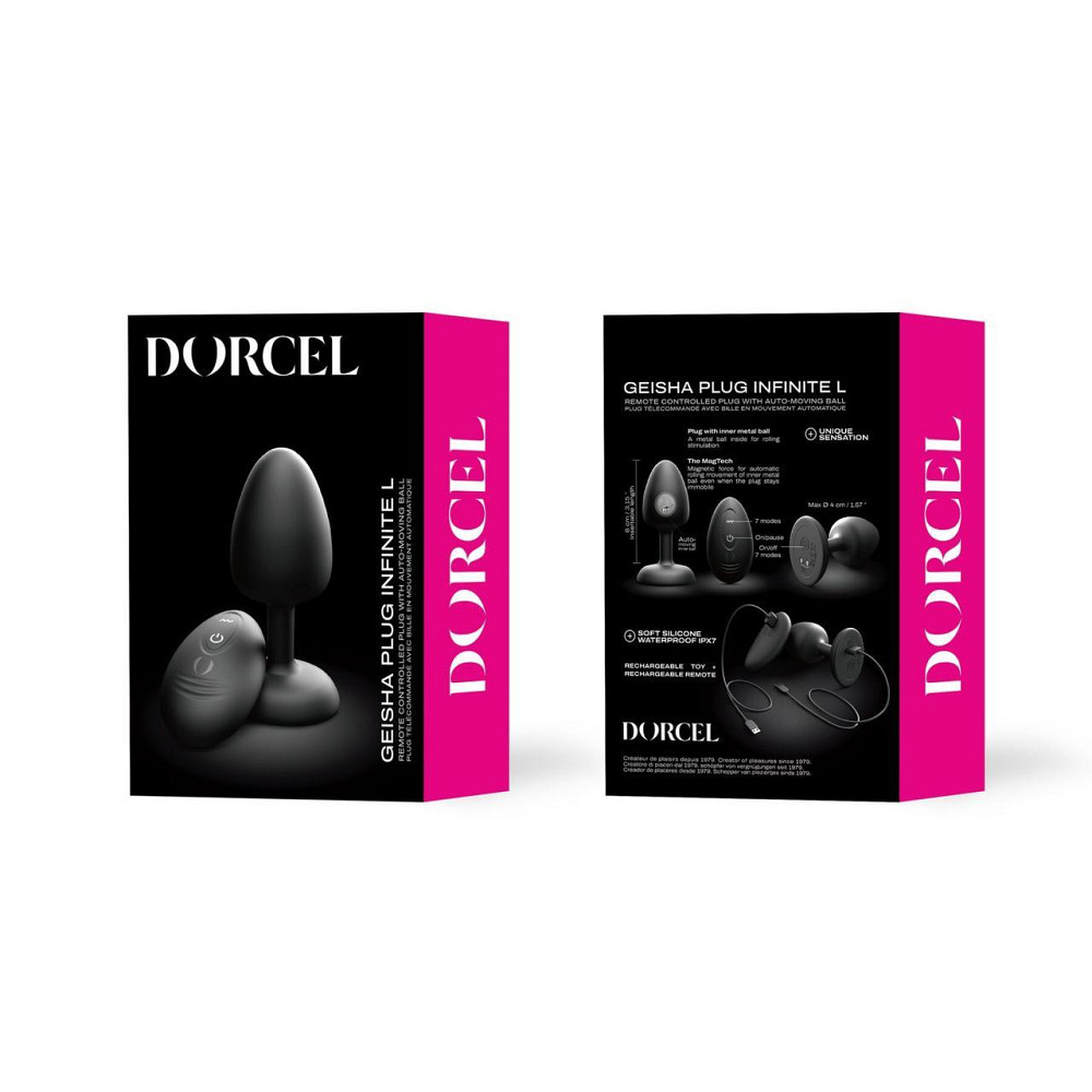 Анальная вибропробка Dorcel GEISHA PLUG INFINITE L Sex Aura Киев - изображение 6