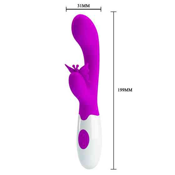 Вібратор - Pretty Love Butterfly Kiss Vibrator Purple Sex Aura Київ
