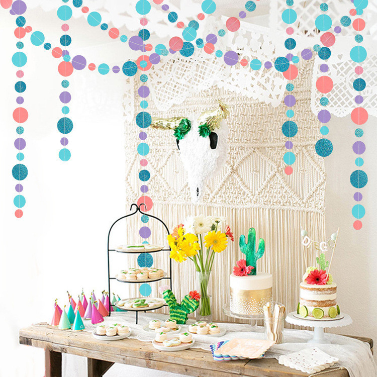 Гирлянда нитка круги 400 см разноцветный Киев - изображение 5