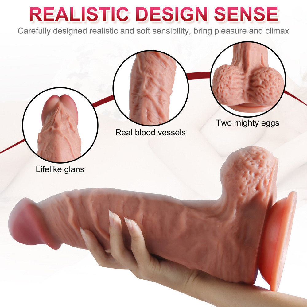 Фалоімітатор "Big fat dick" Sex Aura Київ - фото 10