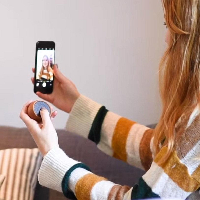 Блутуз-колонка "Tumbler Selfie" 3 Вата, дерево вишня Рівне - фото 5