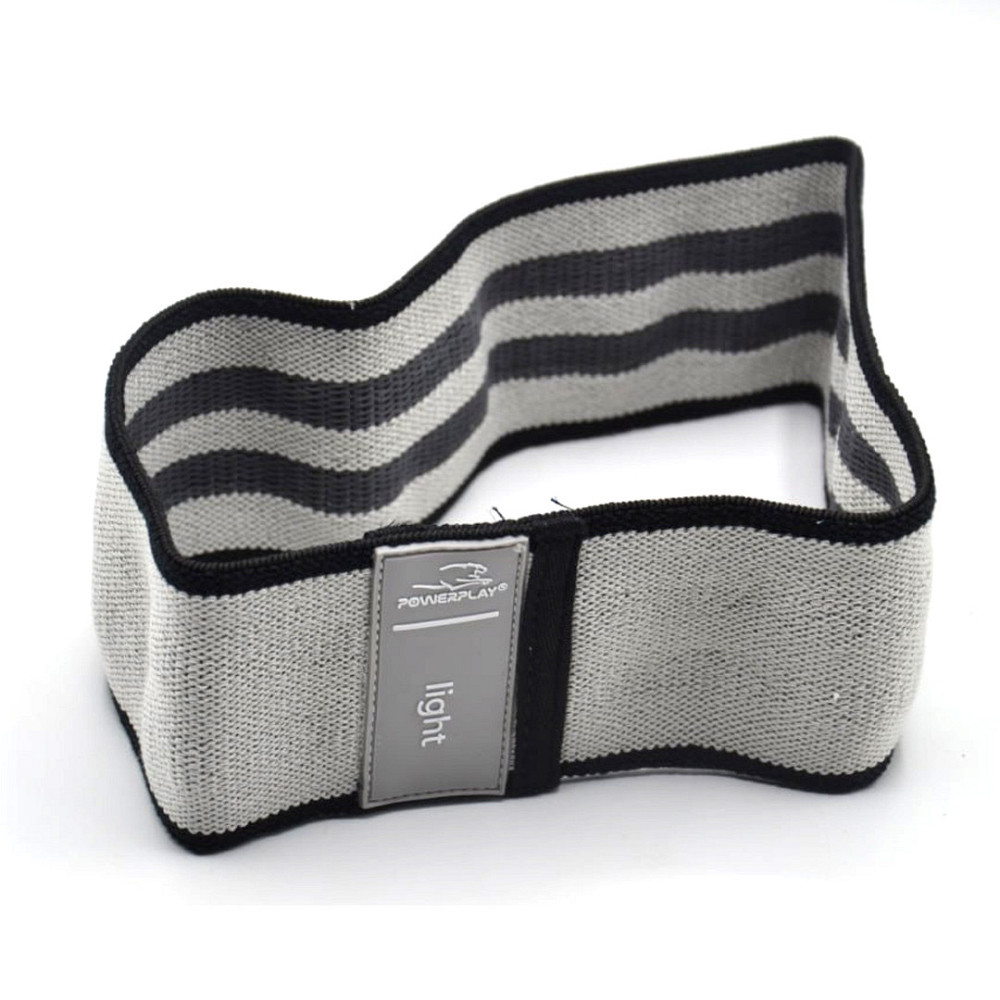 Тканева гумка для фітнесу та спорту PowerPlay 4111 Hip Band S  Heavy Сіра (d_64cm) Кам'янське - фото 2