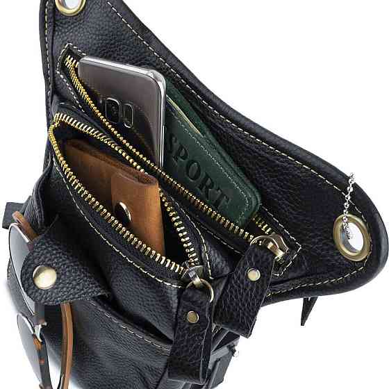 Сумка на пояс Vintage 14659 Черная Киев