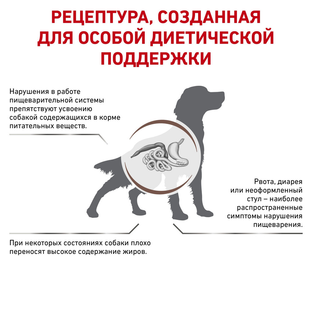 Royal Canin Gastrointestinal Low Fat (Роял Канін Гастроінтестинал Лів Фет) корм для собак для травлення Запоріжжя - фото 4