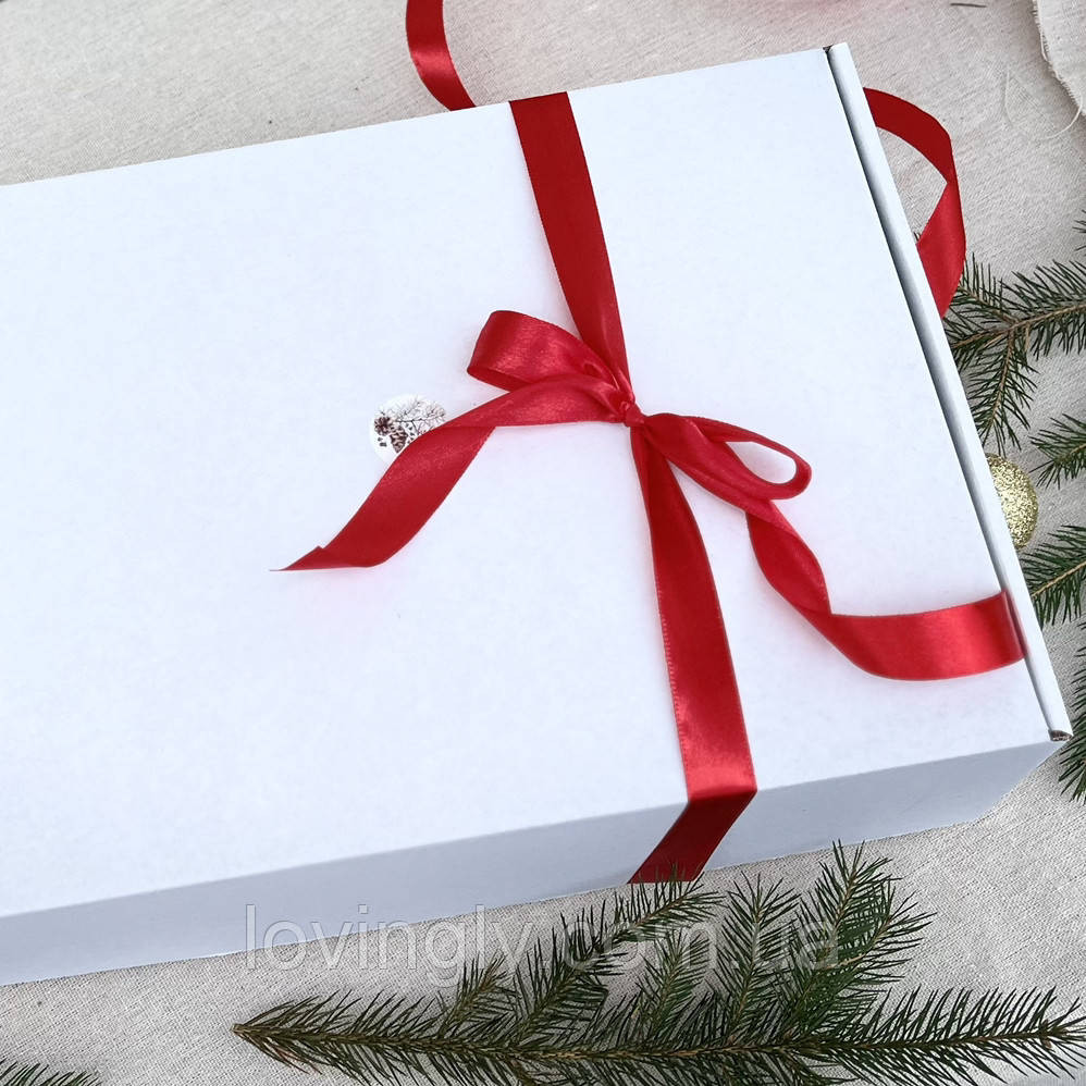 Новогодний набор для двоих: плед 140×180, 2 чашки, 2 свечи, 2 пары шерстяных носков Ирпень - изображение 3