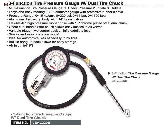 Пневмопистолет для подкачки колес профессиональный TOPTUL JEAL220B Одесса - изображение 2