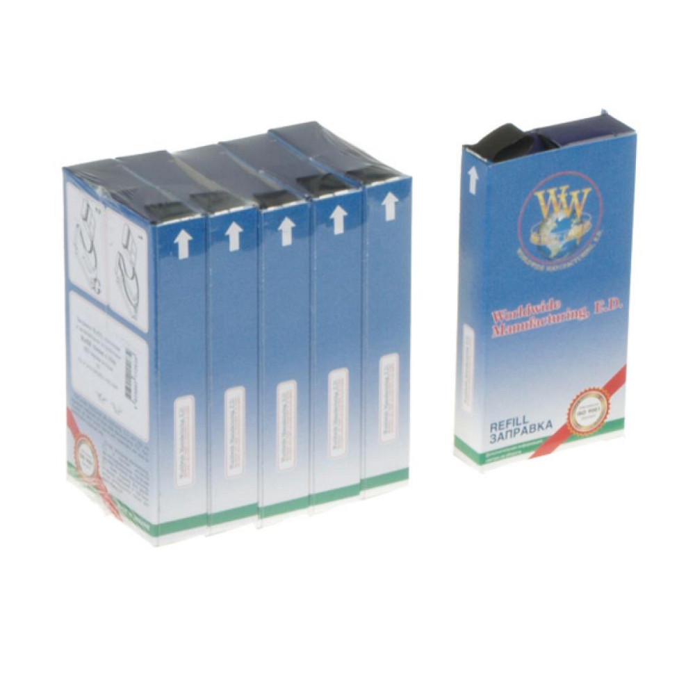 Стрічка до принтерів 13мм х 12м Refill STD Black*5 WWM (R13.12S5) Вінниця - фото 1