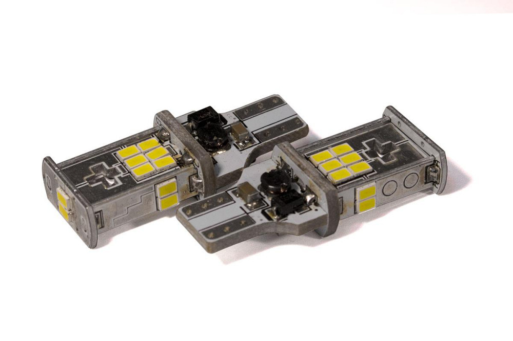 Світлодіодна лампа StarLight T15 18 діодів 3020 12 V-24 V 6.5 W WHITE / Canbus / мультиполярна / друкована плата Харків - фото 2