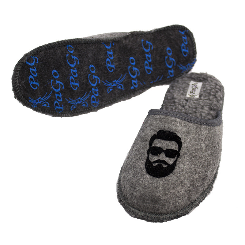 Тапочки домашние подростковые паркетные  Войлок PaGo 