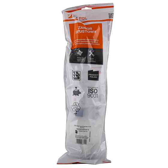 Двухфункціональний зливний клапан K.K.POL, низький, 3/6л (350/ZSD/206-00-T0) Луцк