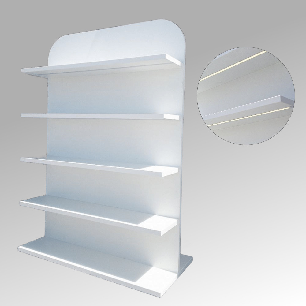 Стелаж EKOSTAR c LED підсвічуванням 1000х500х1450 мм Київ - фото 7