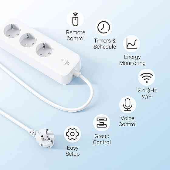 Розумний подовжувач Eightree Smart WLAN ET43 Луцк