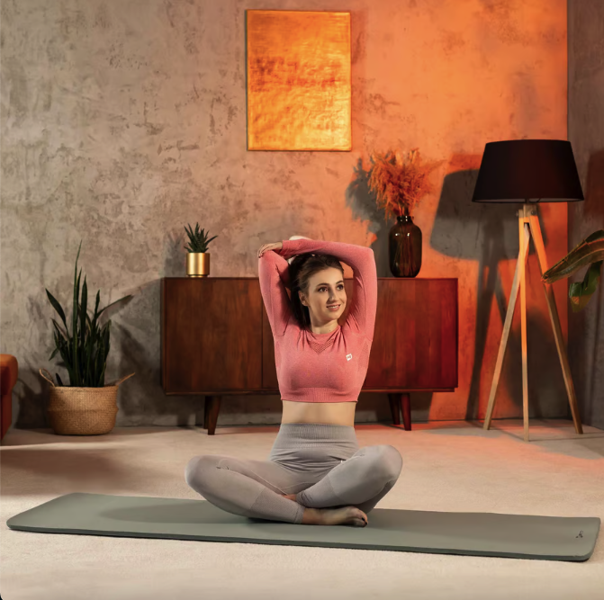 Колрик для йоги Hop-Sport HS-NB015GM NBR 1,5см оливковый Киев - изображение 3