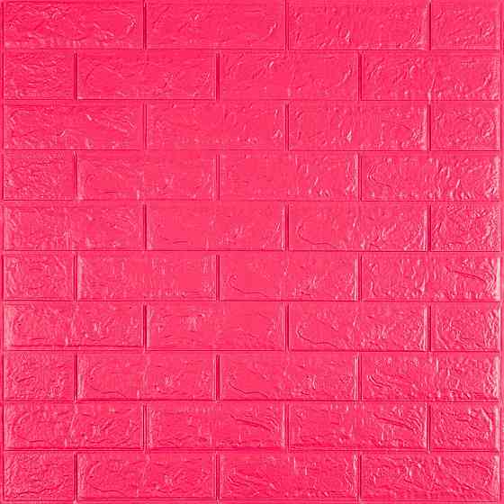 3D панель самоклеющаяся 700х770х5мм кирпич Малиново-красная (108-5) SW-00001364 Киев