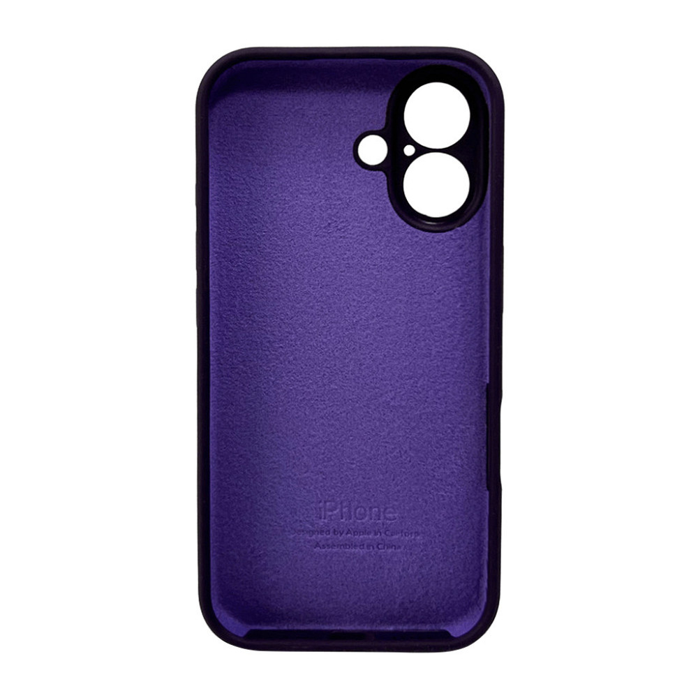Чохол Silicone для Apple iPhone 16, Бузковий Київ - фото 6