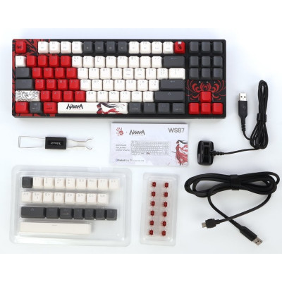 Клавіатура A4Tech Bloody WS87 Naraka Wireless/Bluetooth Black/Red (4711421001113) Вінниця - фото 3