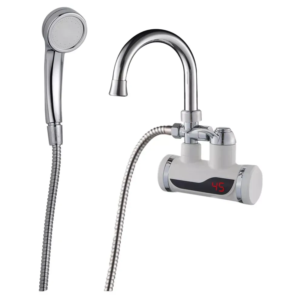 Проточный водонагреватель WEZER SDR-B07WSTP кухни/ванны, 3 кВт., с датчиком темп. Киев - изображение 1