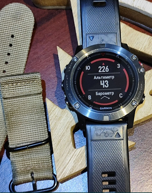 Часы: Garmin Fenix 5X Sapphire Киев - изображение 1