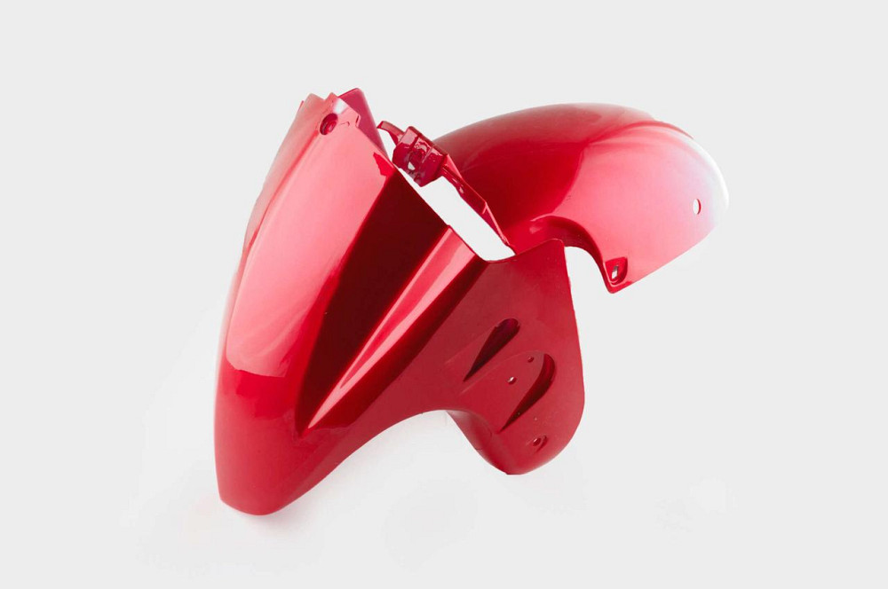 Пластик скутер Шторм/ FADA 15 переднее крыло (красный) Мукачево - изображение 1