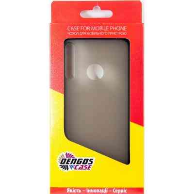 Чохол до мобільного телефона Dengos Matt Huawei P40 Lite E, black (DG-TPU-MATT-45) (DG-TPU-MATT-45) Вінниця