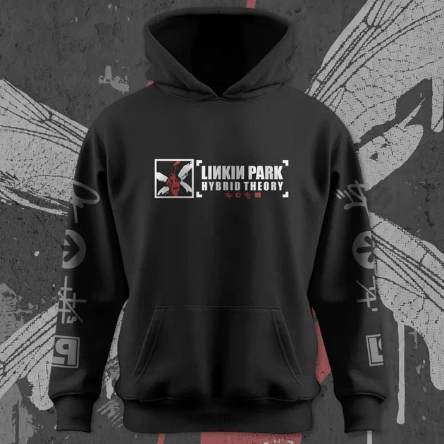 Худи для подростка мальчика с принтом Linkin Park Hybrid Theory Orange Cla140140ic Размер 140 Anime11259 Днепр - изображение 3