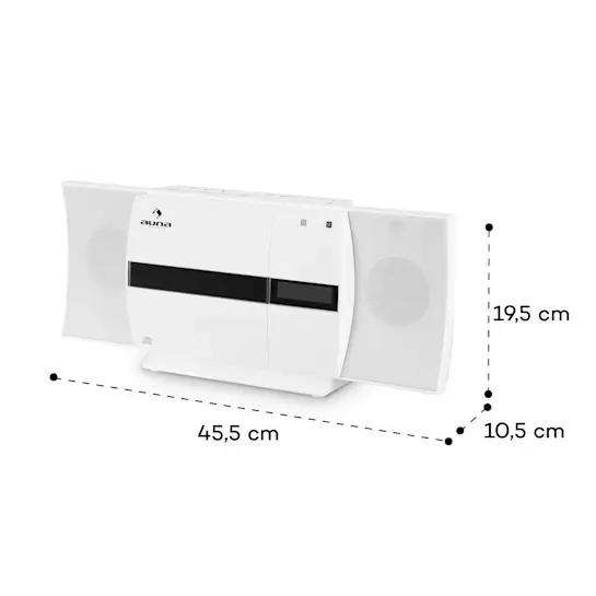 Вертикальная стереосистема Auna V-20 DAB MP3 Bluetooth AUX USB Уценка Днепр - изображение 3