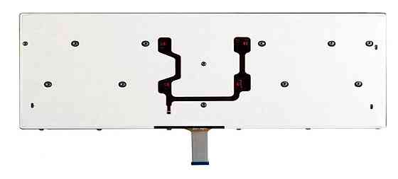 Клавиатура для ноутбука Apple MacBook 15.4" (A1260) Silver, (No Frame), RU (горизонтальный энтер) Вінниця