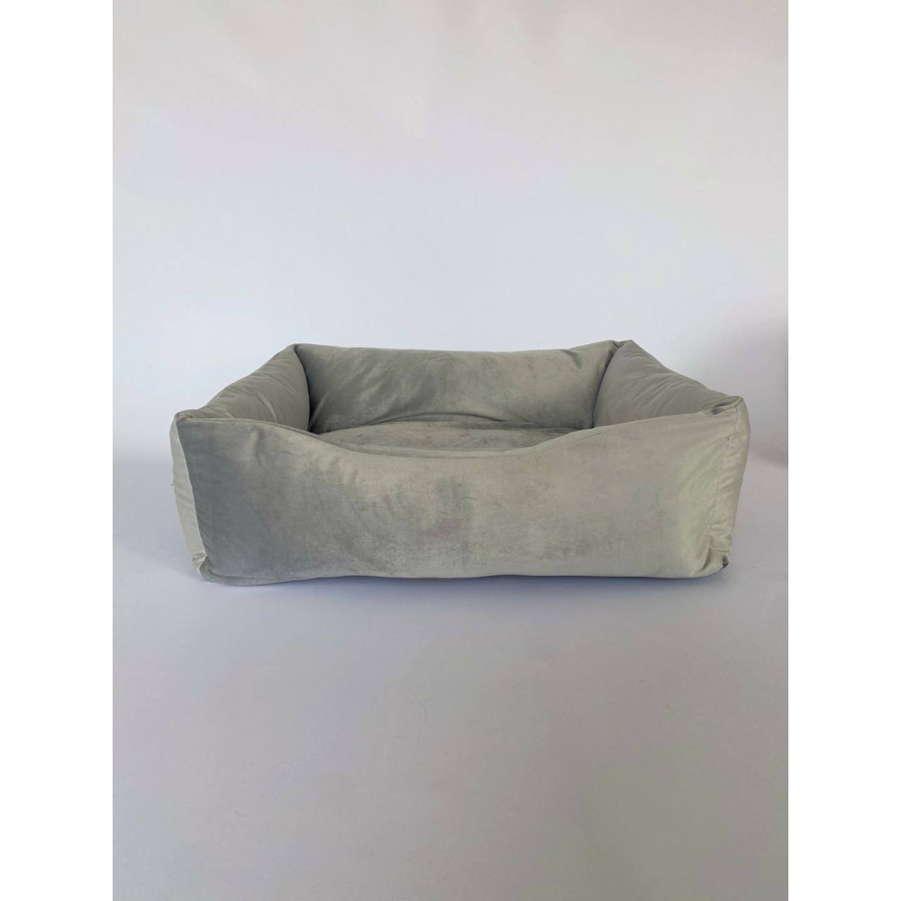 Лежанка для домашніх тварин собак та кішок велюр Incor Сірий 3XL (130/80/23) Київ - фото 1
