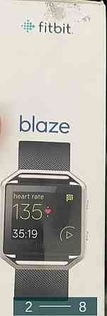 Фітнес-годинник з Пульсометром і GPS FitBit Blaze Black. Київ