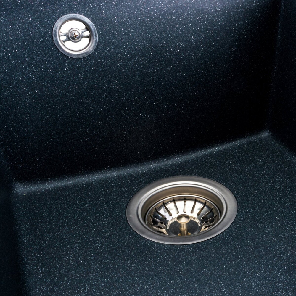 VALESO Гранітна мийка для кухні VALESO SOKIL 4150 матова Антрацит Киев - изображение 6