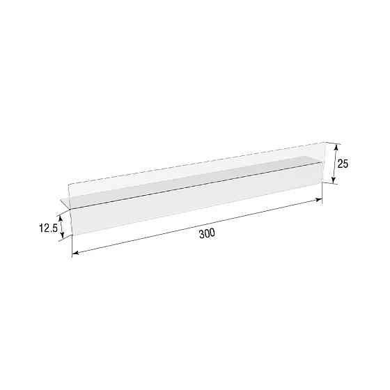 Цінникотримач EKOSTAR 300х25 мм Київ